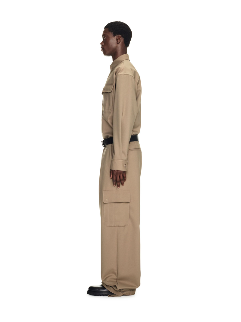OFF-WHITE MEN OW EMBROIDERY DRILL CARGO PANTS - NOBLEMARS
