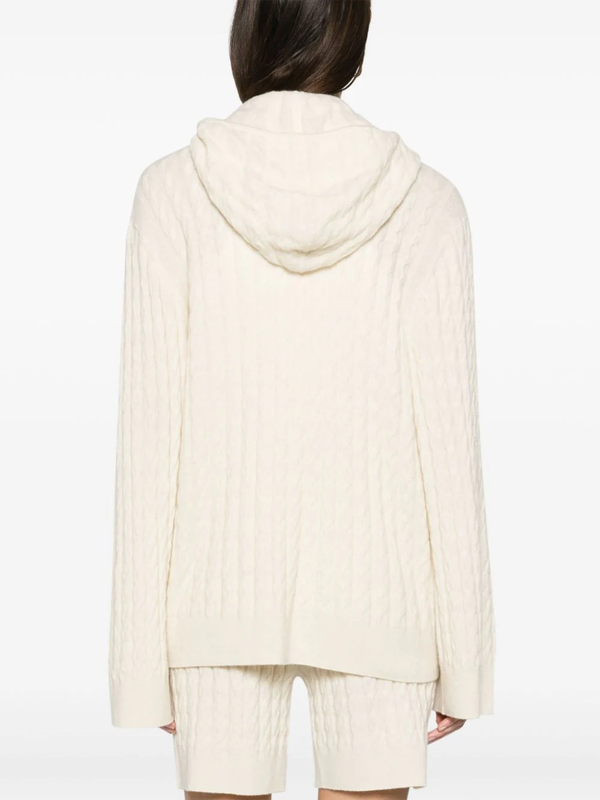 TOTEME Women Cable Knit Hoodie - NOBLEMARS