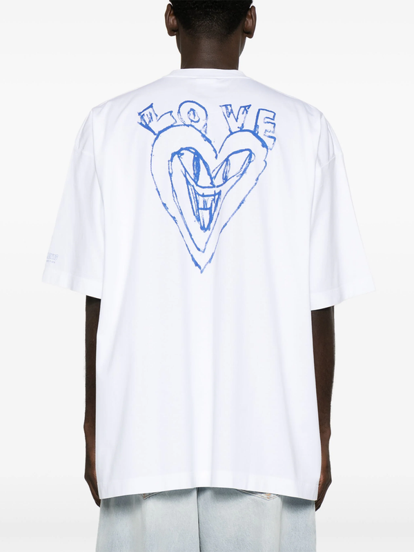 VETEMENTS Unisex Scribbled Car/Heart T-Shirt - NOBLEMARS