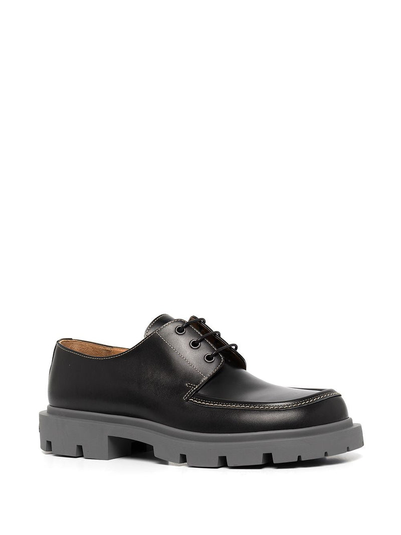 MAISON MARGIELA MEN LEATHER LACEUP CHUNKY LOAFER