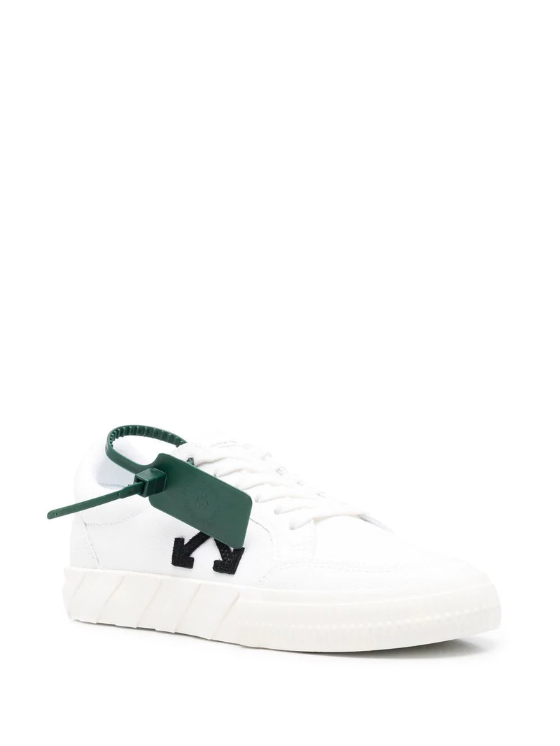 OFF-WHITE WOMEN LOW VULCANIZED CANVAS SNEAKERS - NOBLEMARS