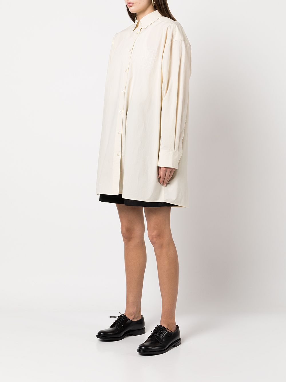 Toteme Off-White Anet Monogram Dress Toteme