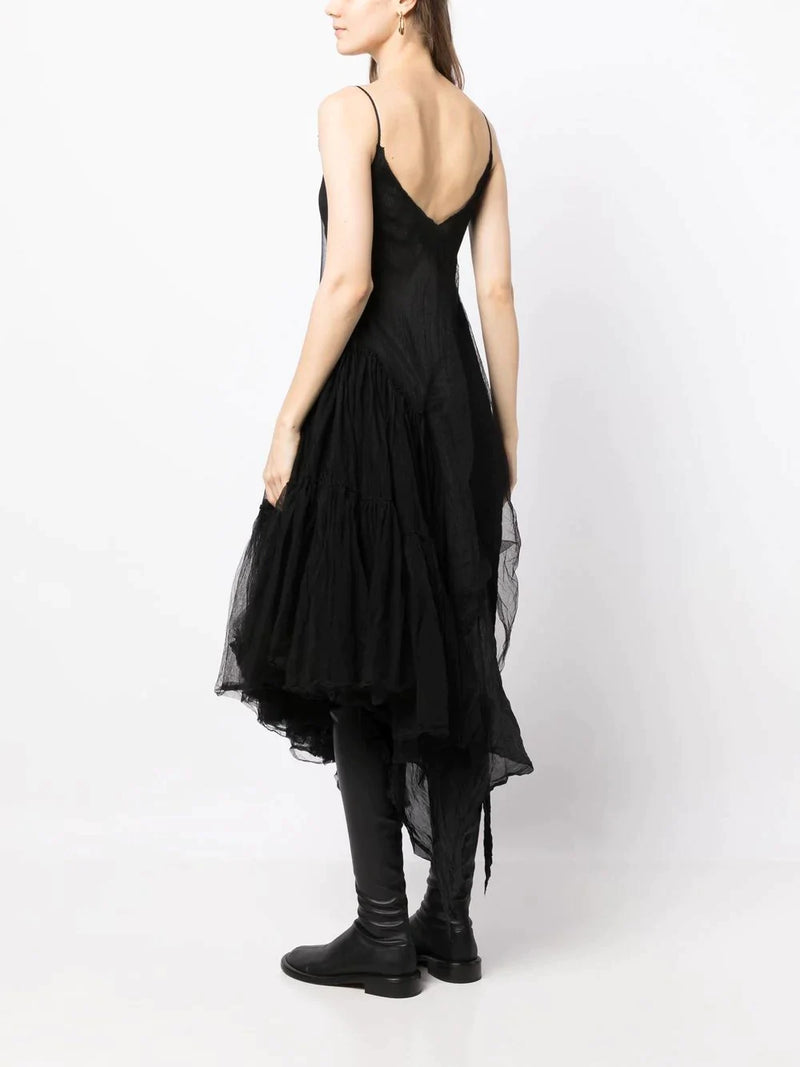 Asymmetrical Tulle Dress