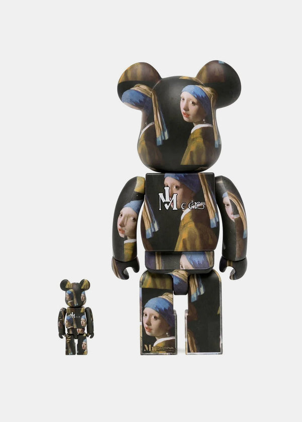 Medicom Toy Be@rbrick Girl with a Pearl Earring - 100% & 400% Set - NOBLEMARS