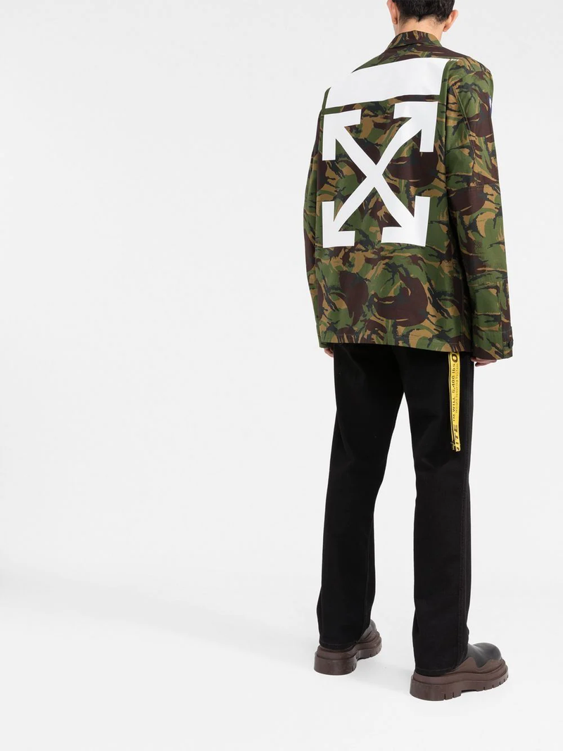 OFF-WHITE MEN CAMOU PATCH FIELD JACKET - NOBLEMARS