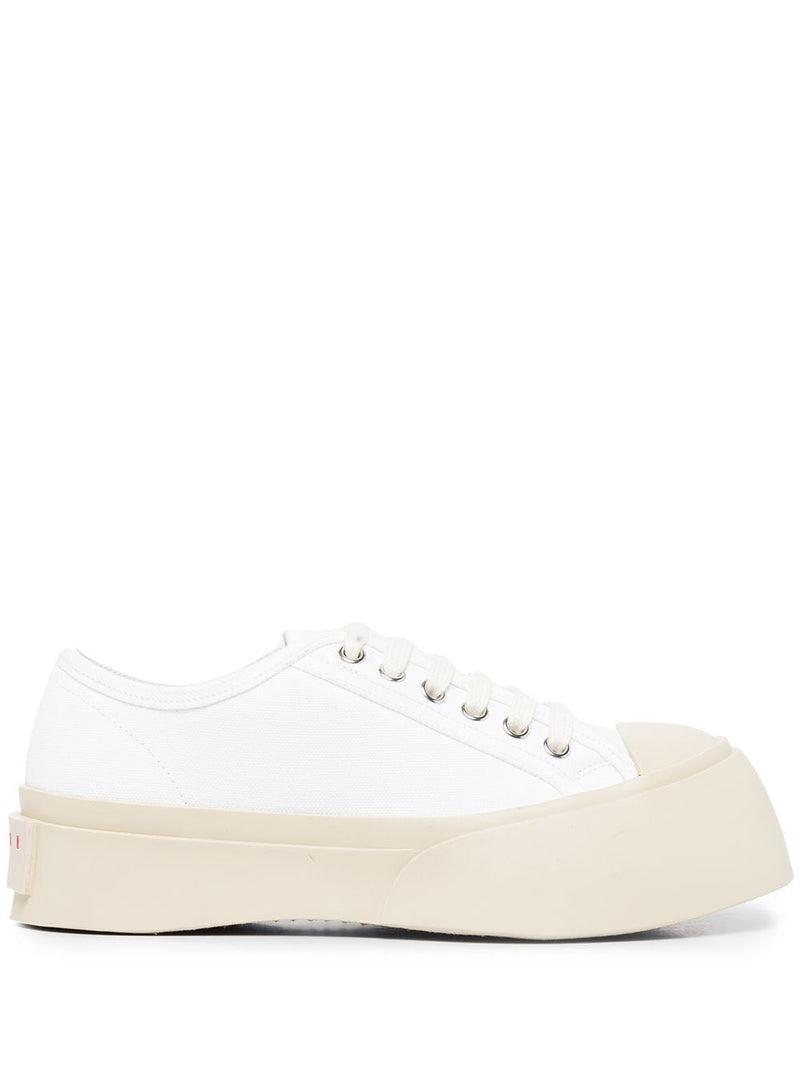MARNI WOMEN LACE UP PABLO CANVAS SNEAKERS
