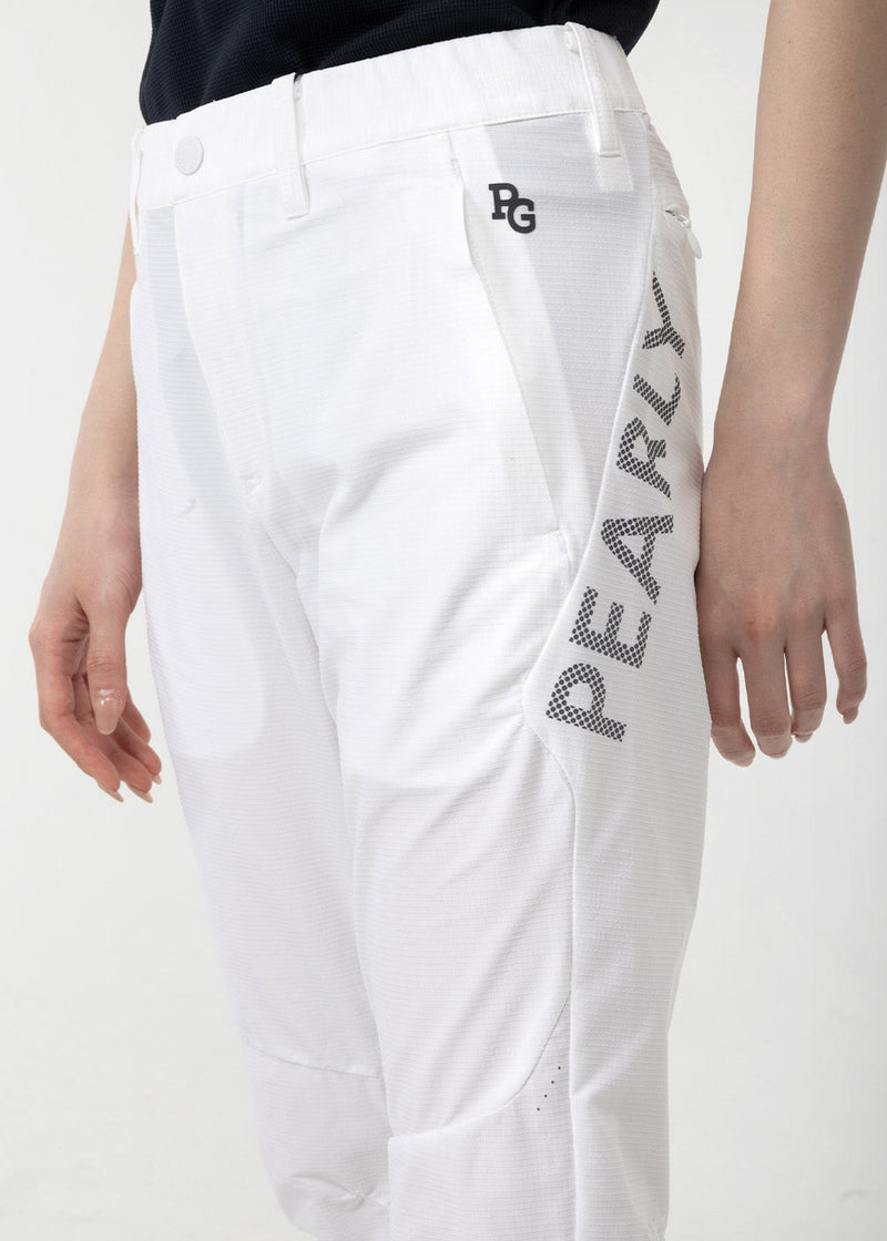 PEARLY GATES White TEXBRID Pants - NOBLEMARS
