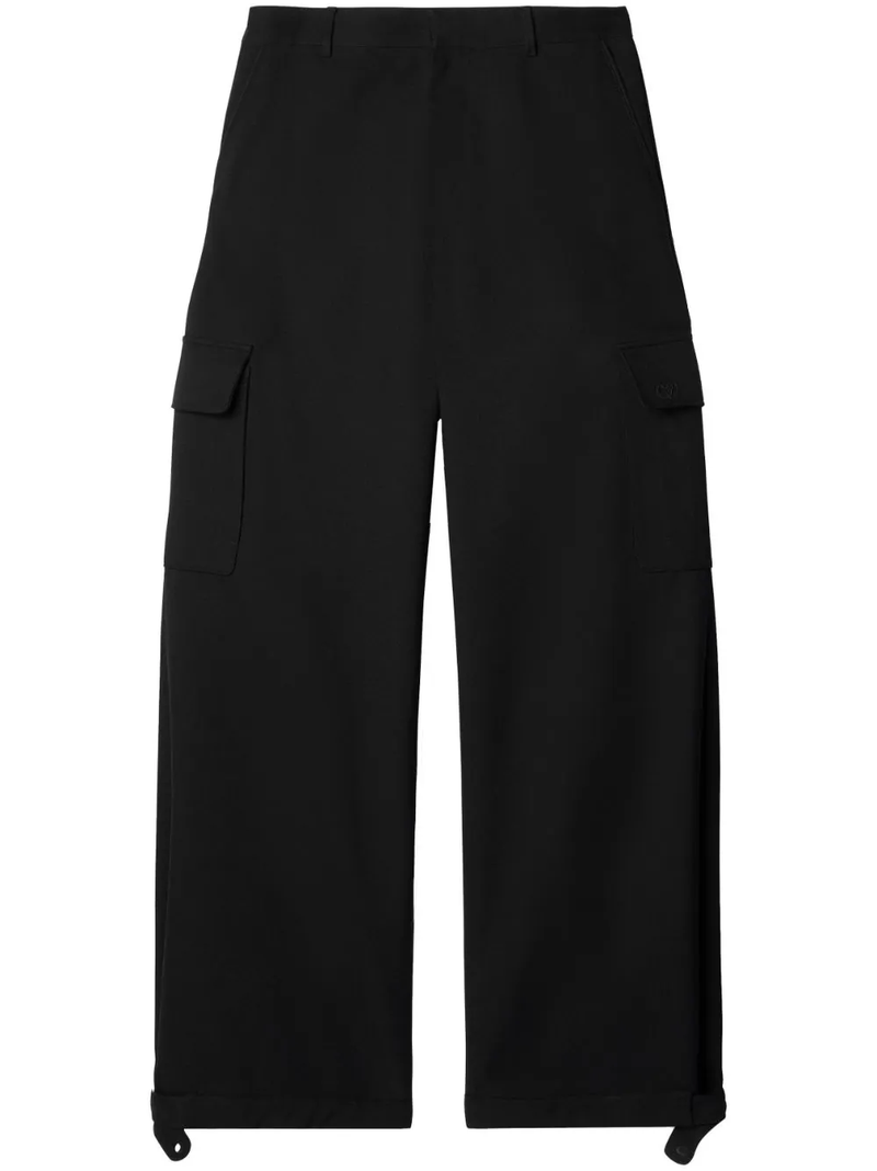 OFF-WHITE MEN OW EMBROIDERY DRILL CARGO PANTS - NOBLEMARS