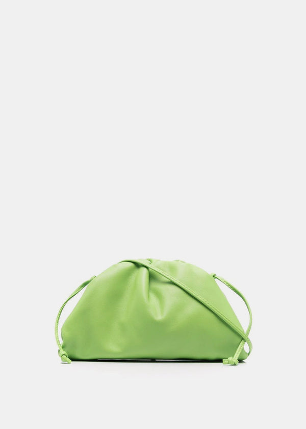 Bottega Veneta Acid Green Mini Pouch Bag - NOBLEMARS