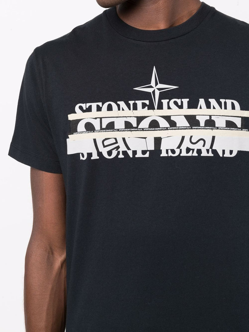 STONE ISLAND MEN LOGO PRINTED T-SHIRT - NOBLEMARS