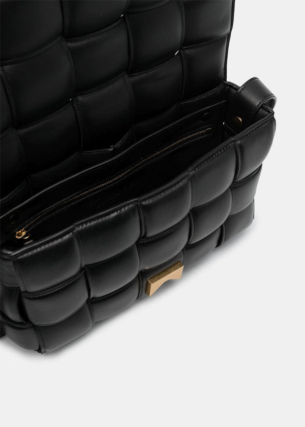 Bottega Veneta Black Padded Cassette Shoulder Bag - NOBLEMARS