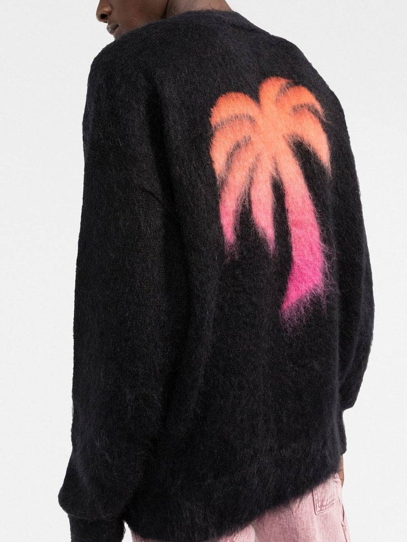 PALM ANGELS MEN THE PALM SWEATER INTARSIA - NOBLEMARS