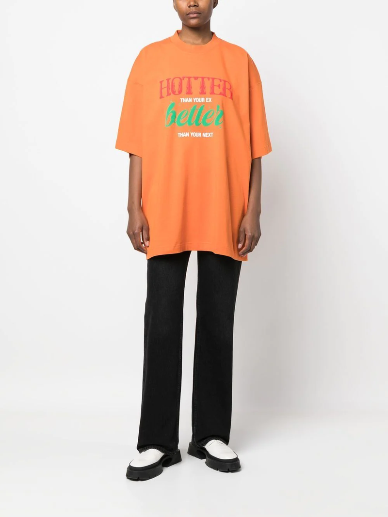 VETEMENTS UNISEX HOTTER THAN YOUR EX T-SHIRT - NOBLEMARS
