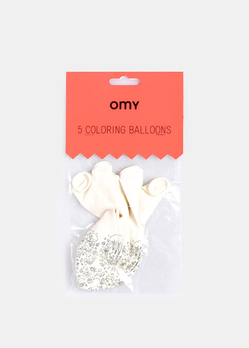 OMY Coloring Balloons - Set of 5 - NOBLEMARS