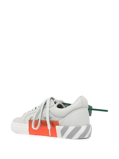 OFF-WHITE MEN LOW VULCANIZED CALF LEATHER SNEAKERS