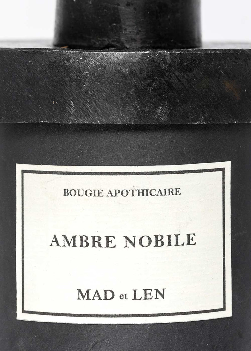 Mad et Len Bougie Apothicaire Ambre Nobile - NOBLEMARS