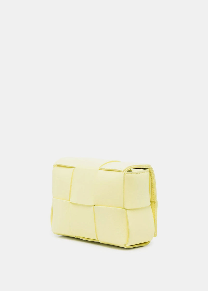 Bottega Veneta Yellow Cassette Shoulder Bag - NOBLEMARS