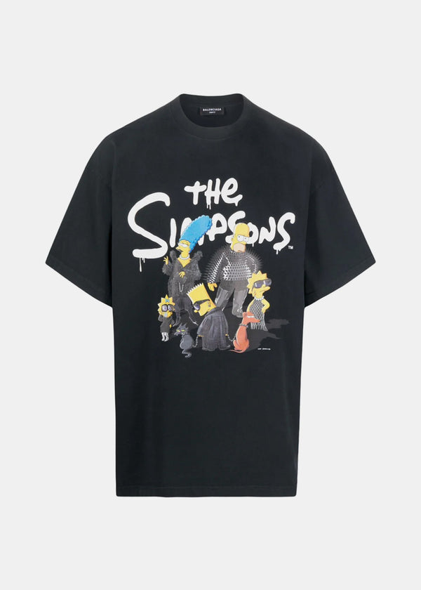 Balenciaga Black The Simpsons Edition T-Shirt