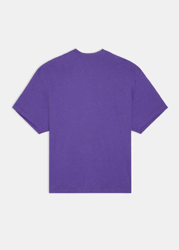 BALENCIAGA Purple Bébé Worn-Out Oversized T-Shirt - NOBLEMARS
