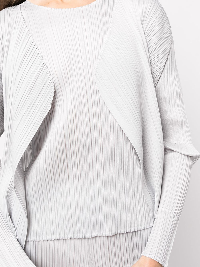 PLEATS PLEASE ISSEY MIYAKE WOMEN BASIC PLEATED LONG SLEEVE