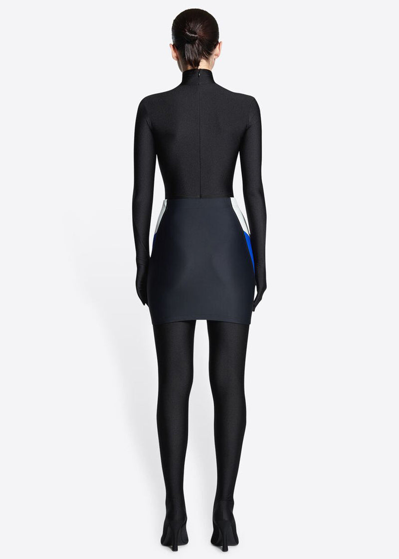 Balenciaga Black Tracksuit Stretch Skirt - NOBLEMARS
