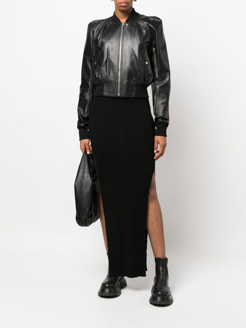 Rick Owens Cropped Bomber Jacket