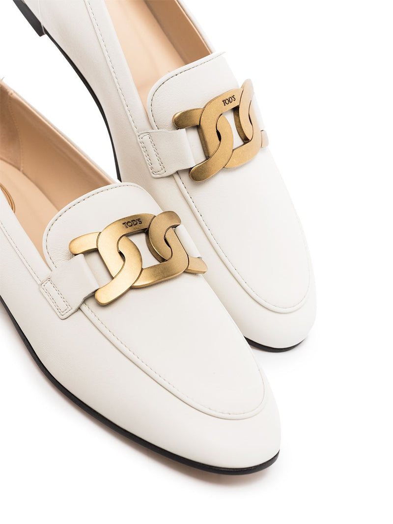 TOD'S WOMEN KATE LEATHER LOAFER - NOBLEMARS