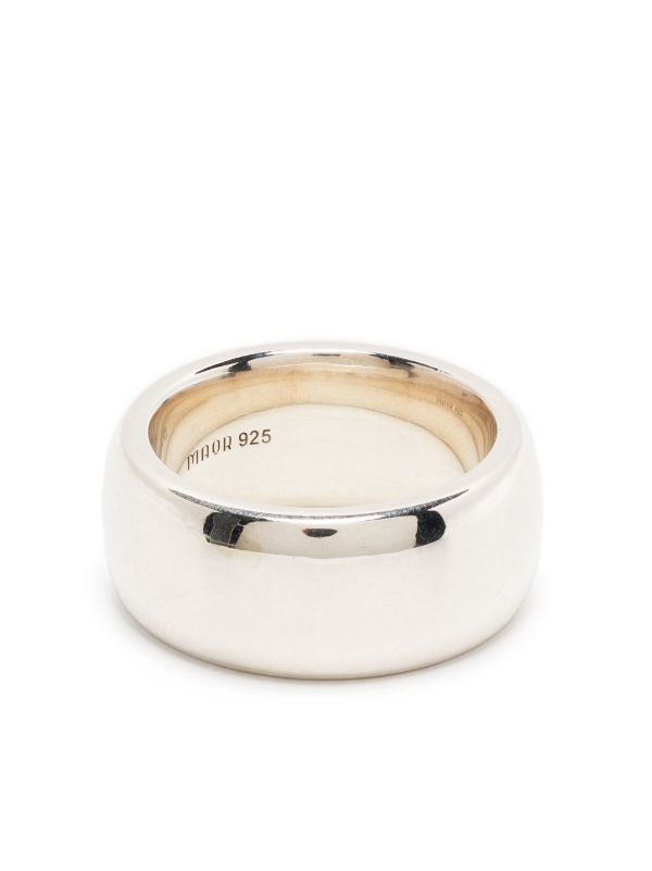 MAOR SOLI BAND RING IN SILVER - NOBLEMARS
