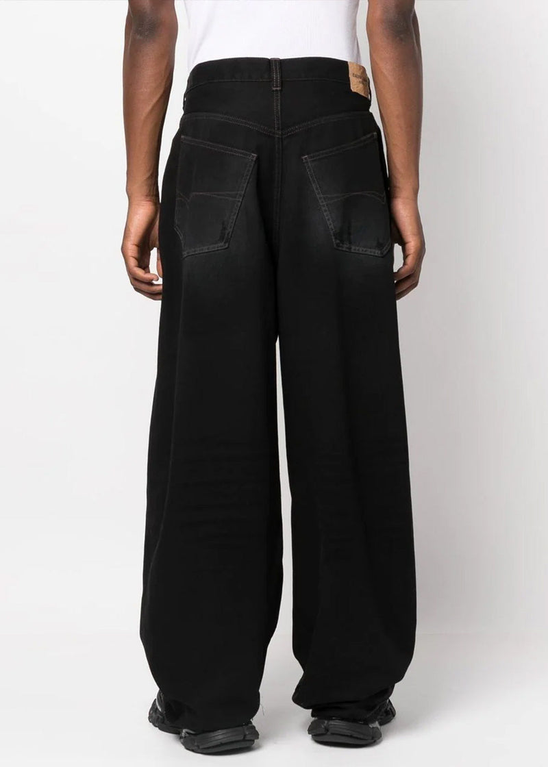Balenciaga Black Large Baggy Jeans