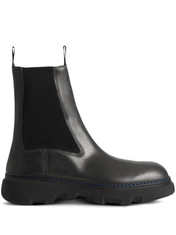 BURBERRY MEN LEATHER CREEPER CHELSEA BOOTS - NOBLEMARS