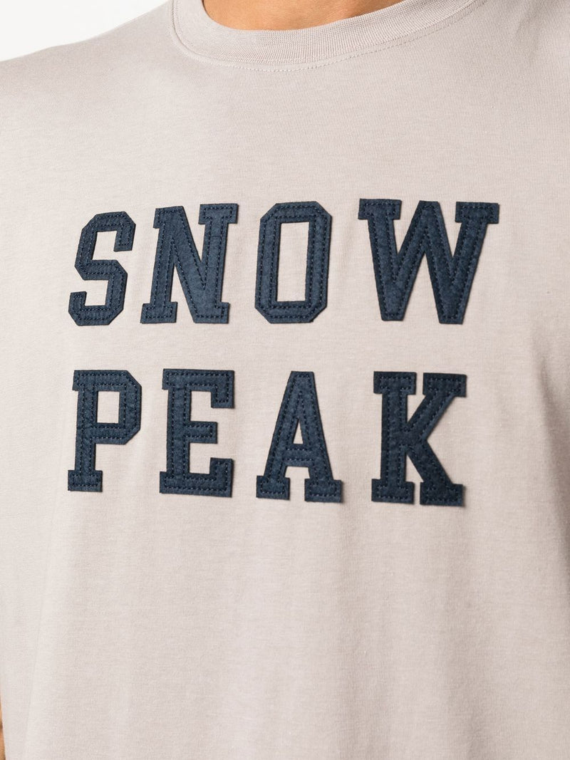 SNOW PEAK MEN FELT LOGO T-SHIRT - NOBLEMARS