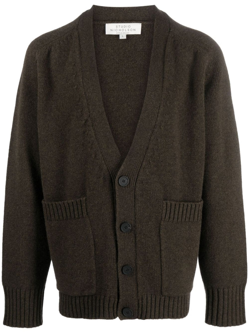 STUDIO NICHOLSON MEN SEN 5GG CARDIGAN - NOBLEMARS