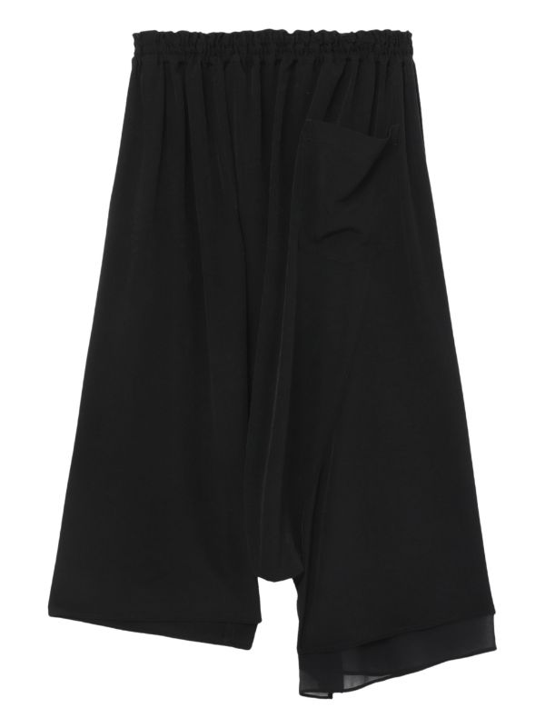 Y'S WOMEN O-RIGHT SIDE DOUBLE FLARED PANTS - NOBLEMARS