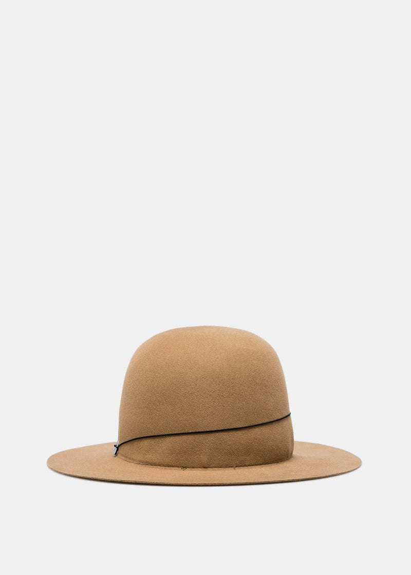 Filù Hats Brown Rollable Beaver Felt Hat - NOBLEMARS