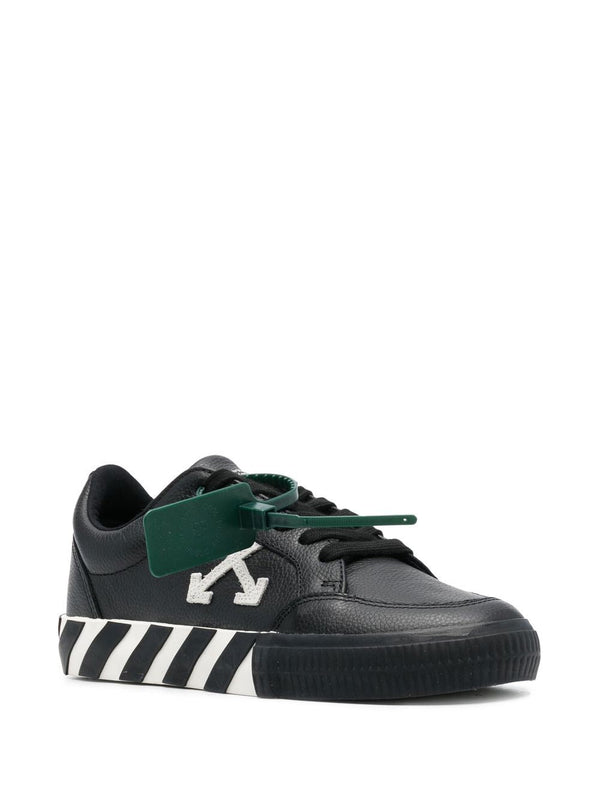 OFF-WHITE WOMEN LOW VULCANIZED LEATHER SNEAKERS