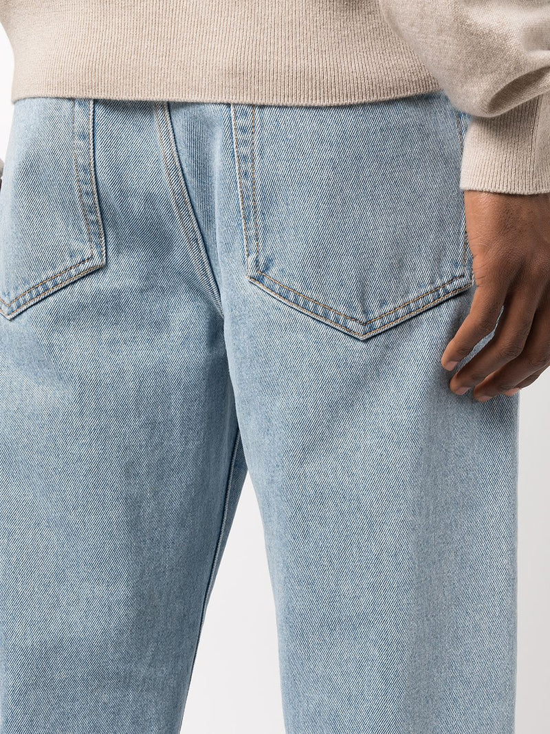 Denim Morton relaxed-fit jeans, The Row