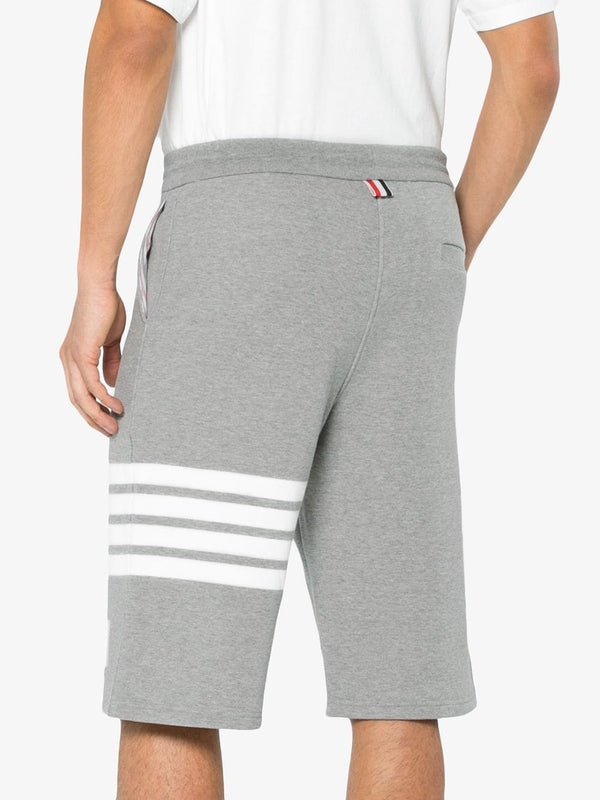 THOM BROWNE MEN CLASSIC SWEAT SHORTS WITH ENGINEERED 4 BAR STRIPES IN CLASSIC LOOP BACK
