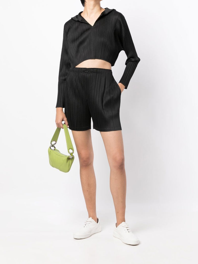 Women's Pleated Designer Shorts