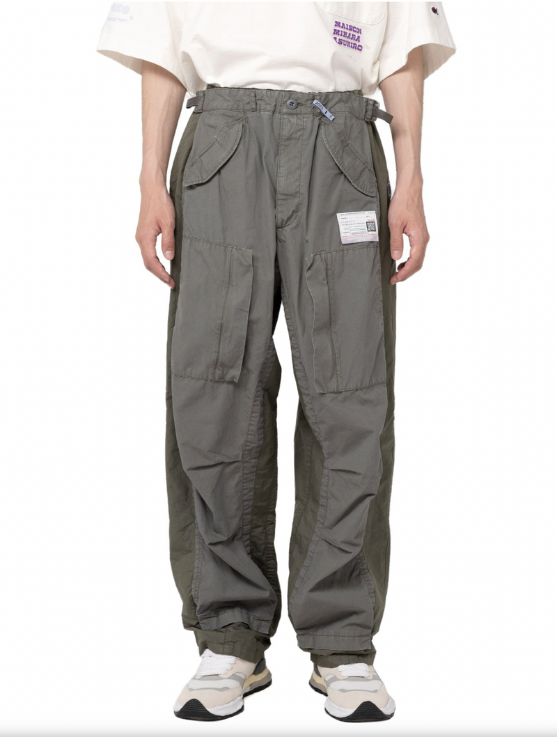 MAISON MIHARA YASUHIRO EMBEDDED MILITARY PANTS - NOBLEMARS