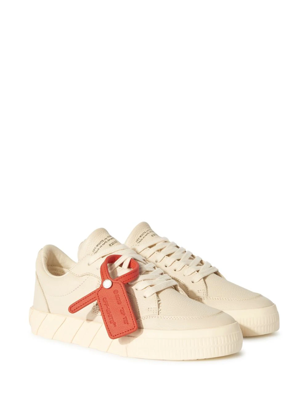 OFF-WHITE WOMEN LOW VULCANIZED CALF LEATHER SNEAKERS - NOBLEMARS
