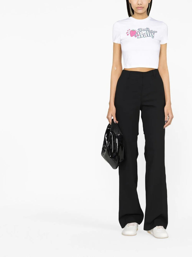 OFF-WHITE WOMEN DRY WO FORMAL WIDE PANT
