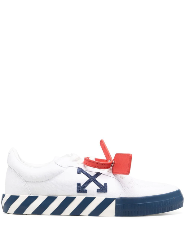 OFF-WHITE MEN LOW VULCANIZED CANVAS SNEAKERS