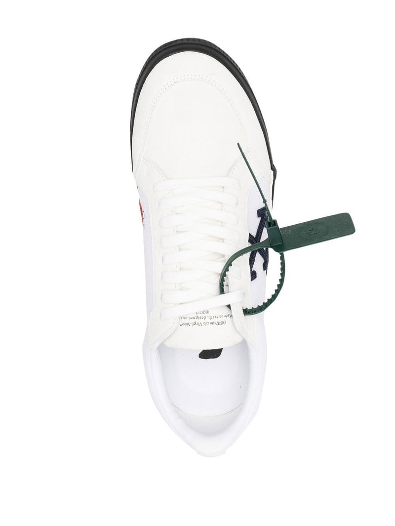 OFF-WHITE MEN LOW VULCANIZED CANVAS/SUEDE