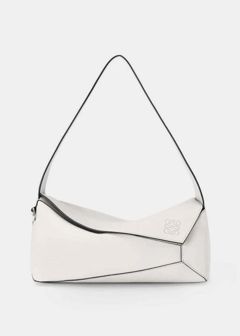 Loewe Soft White Puzzle Hobo Bag - NOBLEMARS