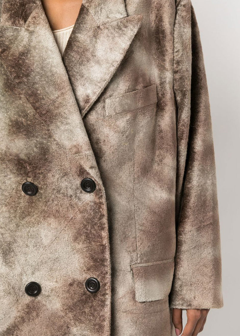 Acne Studios Taupe Grey Tailored Coat - NOBLEMARS
