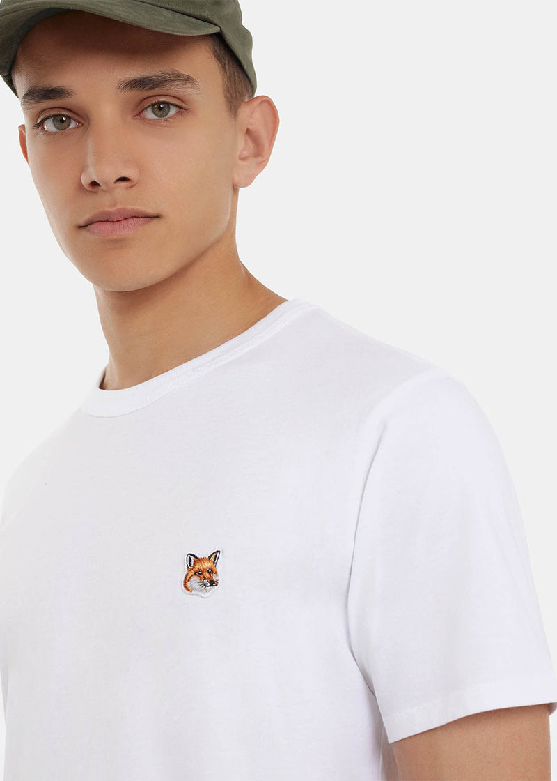 MAISON KITSUNE White Fox Head Patch T-Shirt