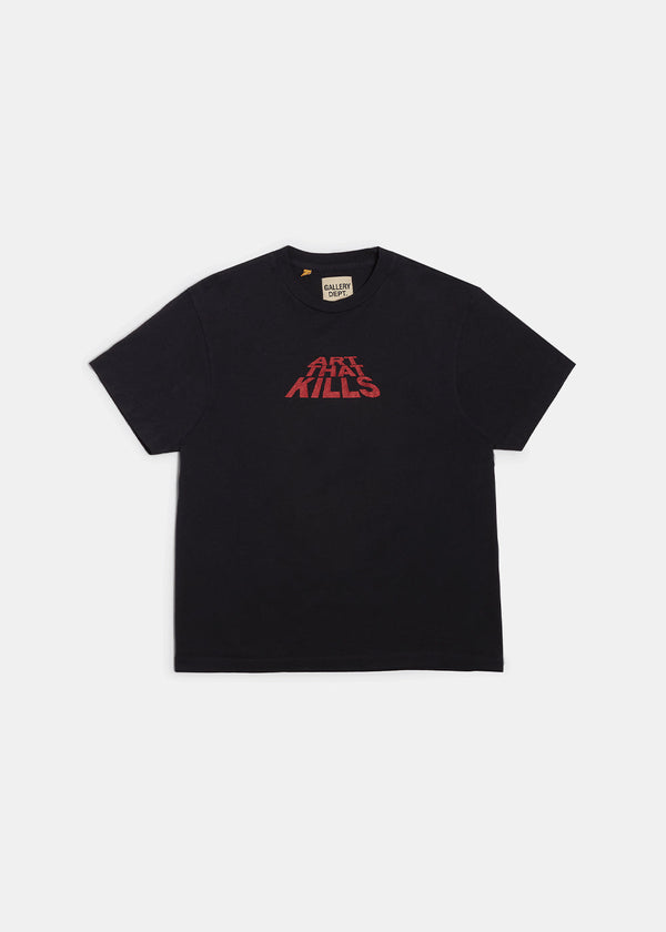 Gallery Dept. Black ATK Stack Logo T-Shirt - NOBLEMARS