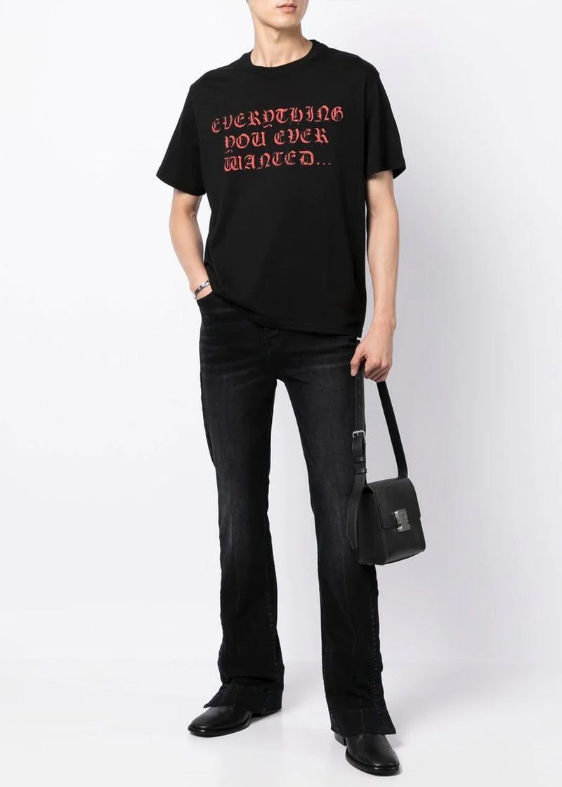 AMIRI Black Everything T-Shirt - NOBLEMARS