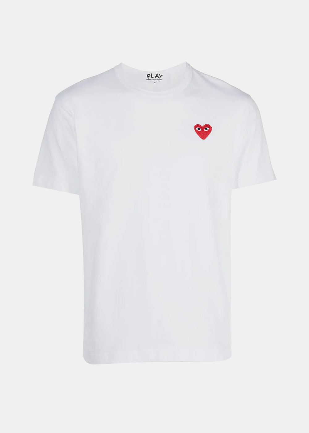COMME DES GARCONS PLAY White Red Heart T-Shirt - NOBLEMARS
