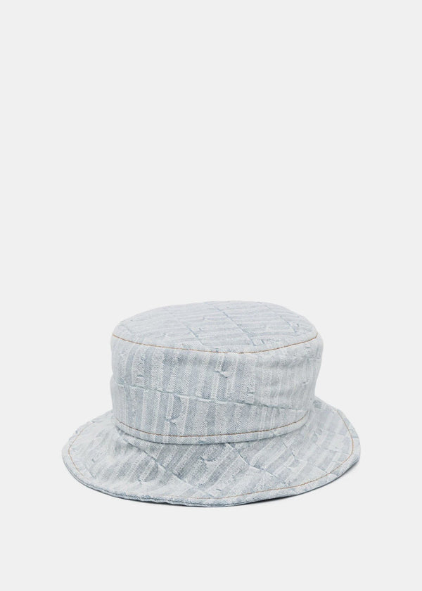 Amiri Blue Repeat Bucket Hat - NOBLEMARS